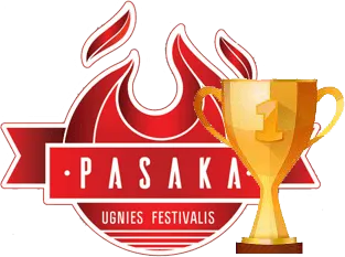 Award of the “Pasaka” fire festival – best fire show in Lithuania